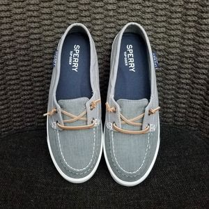 SPERRY Grey Women Shoes Size 8.5